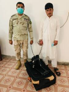 ANF KP arrested an accused and recovered narco tactfully concealed in bottom of his trolley bag