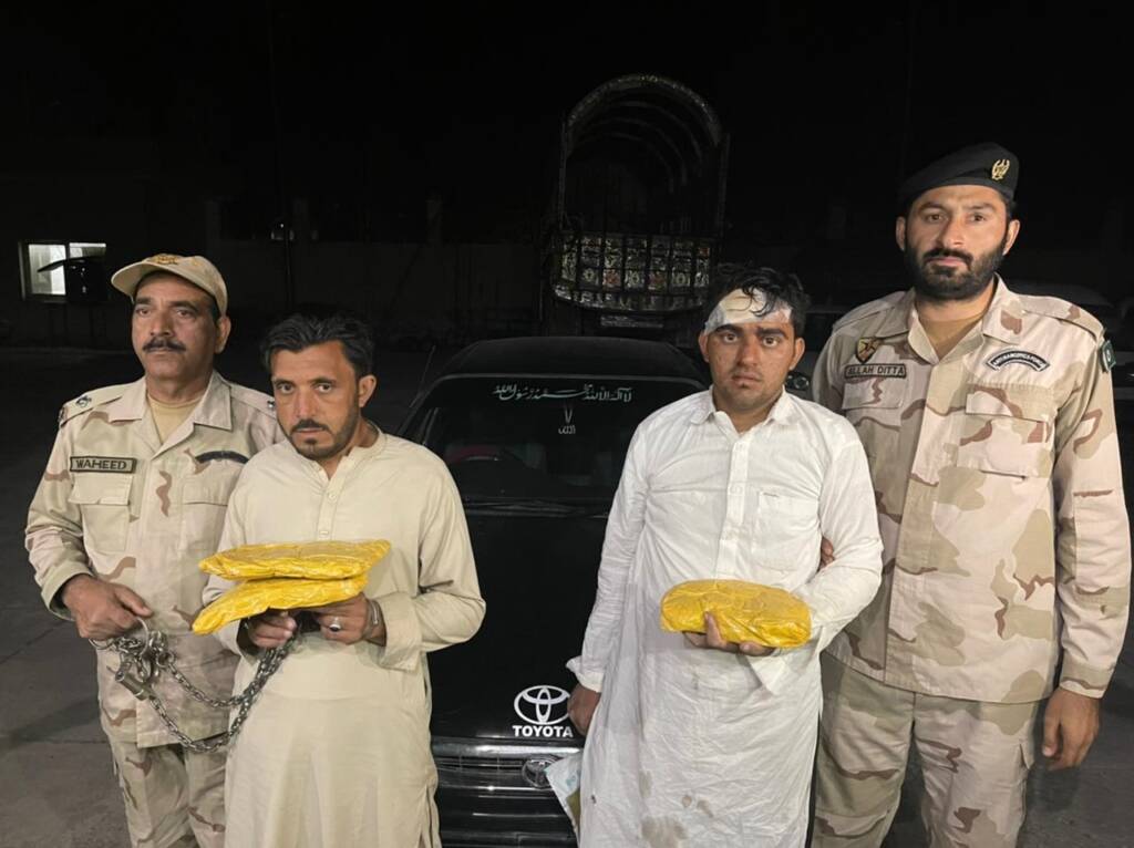 PS ANF Kohat arrested 2x accused and recovered narco