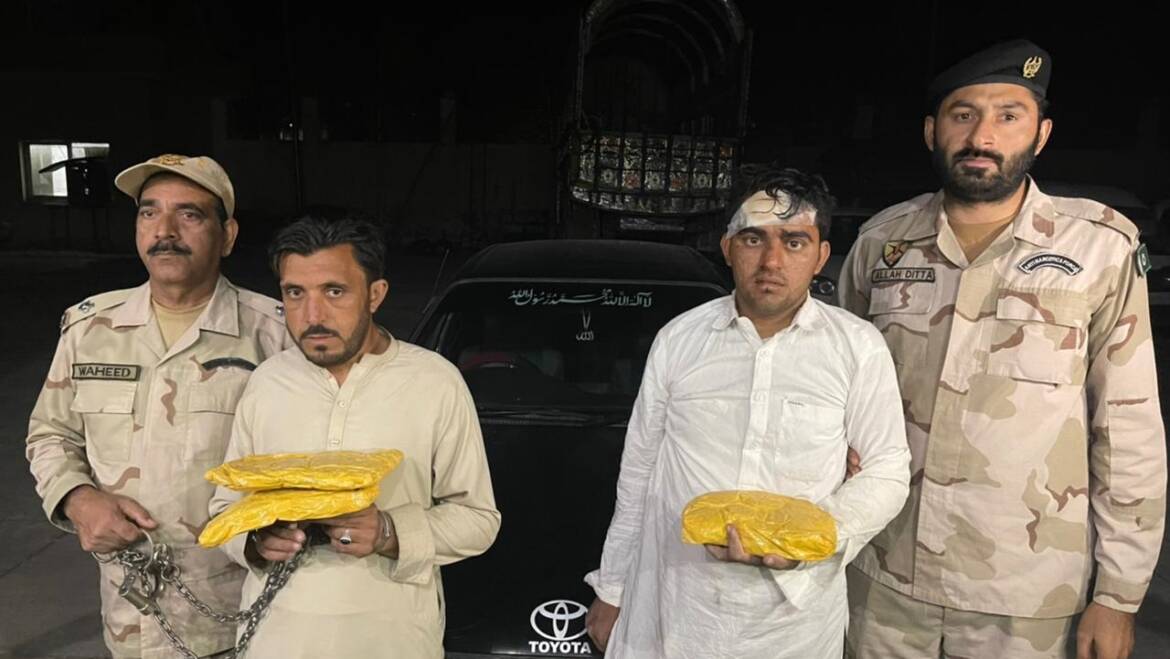 PS ANF Kohat arrested 2x accused and recovered narco