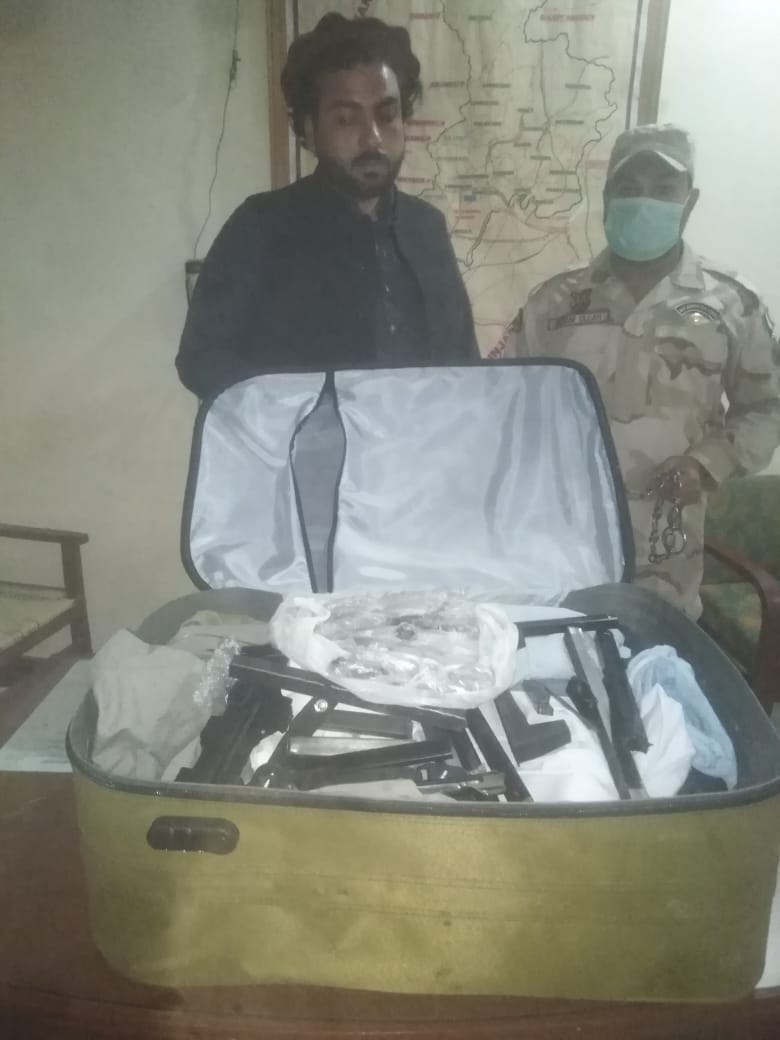 Anti Narcotics Force (ANF) at Bacha Khan International Airport (BKIAP) seized Hashish