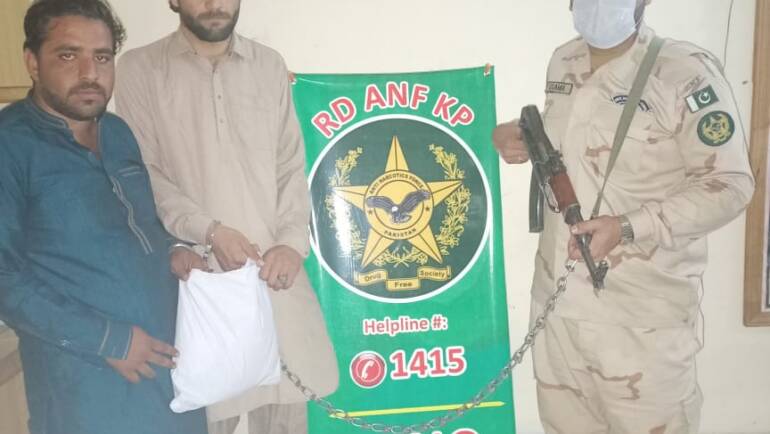 Anti Narcotics Force (ANF) Peshawar, intercepted a Motorcycle near Shama CNG Karkhano road Peshawar and recovered 2.980 KGs of ICE